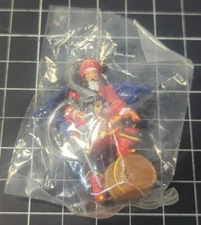 Vintage Captain Morgan Pirate Figurine Famous Leg Up on Barrel Pose Keychain