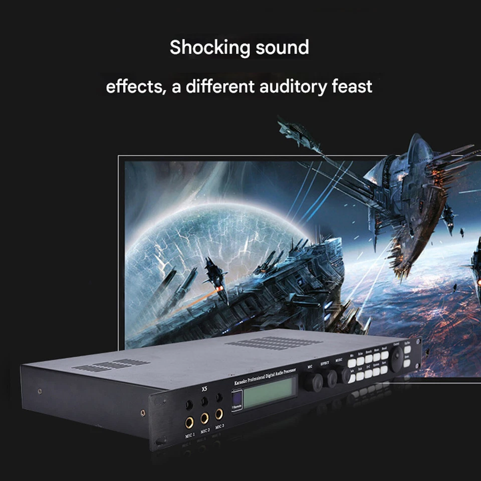 X5 Effect Processor Karaoke Effector KTV Home Digital Audio Processor Reverb - Image 3 of 4