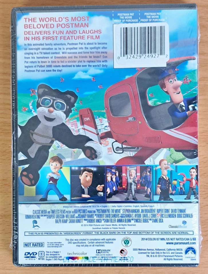 DVD Postman Pat The Movie - Children Family Movie - Image 2 of 3