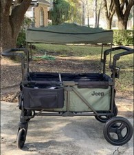Kids Stroller Jeep Wagon Canopy Cooler Bag and Parent Organizer Car Seat Adapter