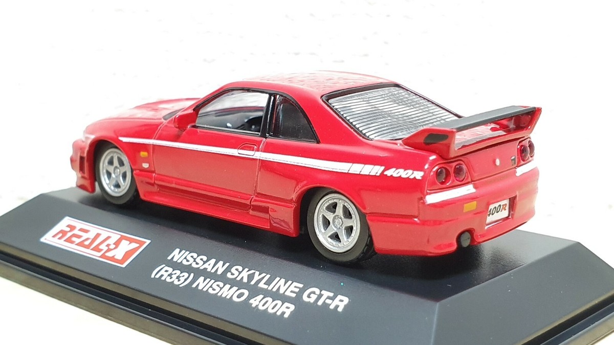 1/72 Real-X NISSAN SKYLINE GT-R R33 NISMO 400R RED diecast car