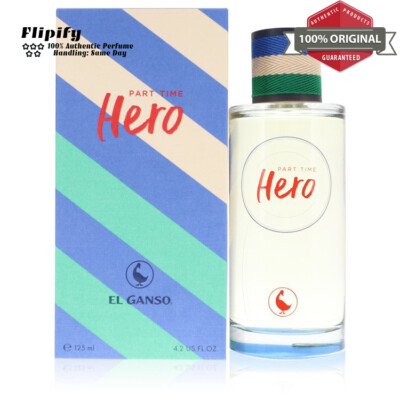 Part Time Hero Cologne 4.2 oz EDT Spray for Men by El Ganso