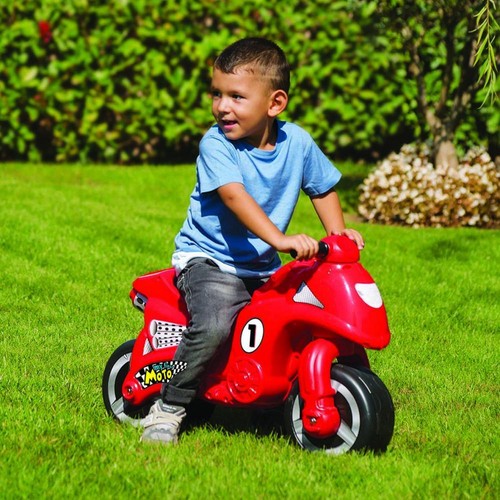Dolu My First Moto Niños Montar en Juguete Empujar Motocicleta Exterior Rojo Niño Pequeño Siéntate - Imagen 2 de 4