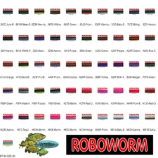 Roboworm ( ST ) 4.5 Inch Straight Tail Worms 10pk Any 43 Colors FREE SHIPPING
