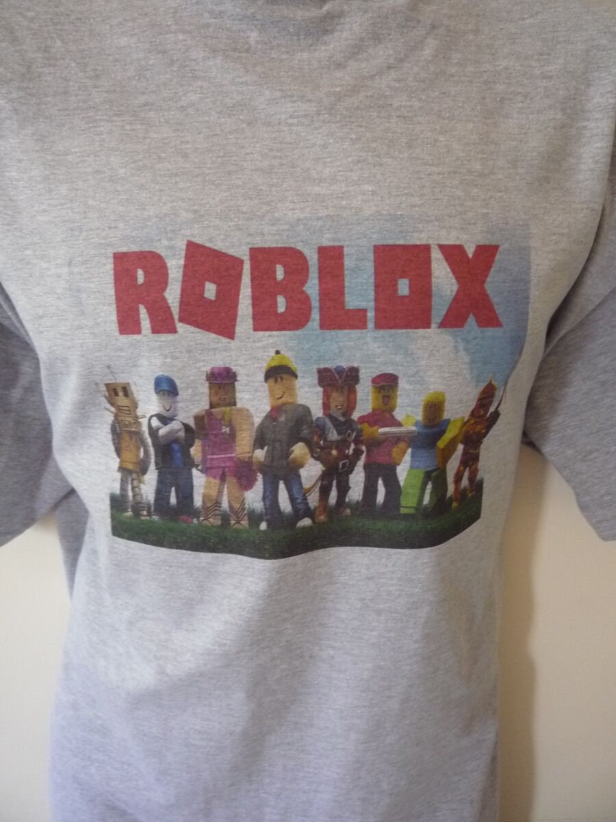 ROBLOX CHARACTER DESIGN T-SHIRT GAMING GAMER XBOX BOYS GIRLS ADULT