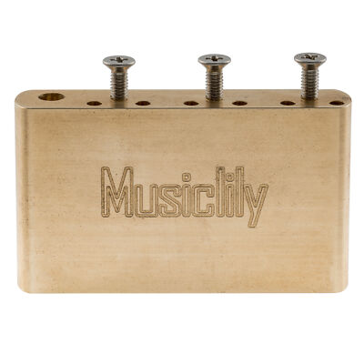 Musiclily Ultra 10.5mm Brass 42mm Tremolo Block For Mexico Fender Strat Guitar