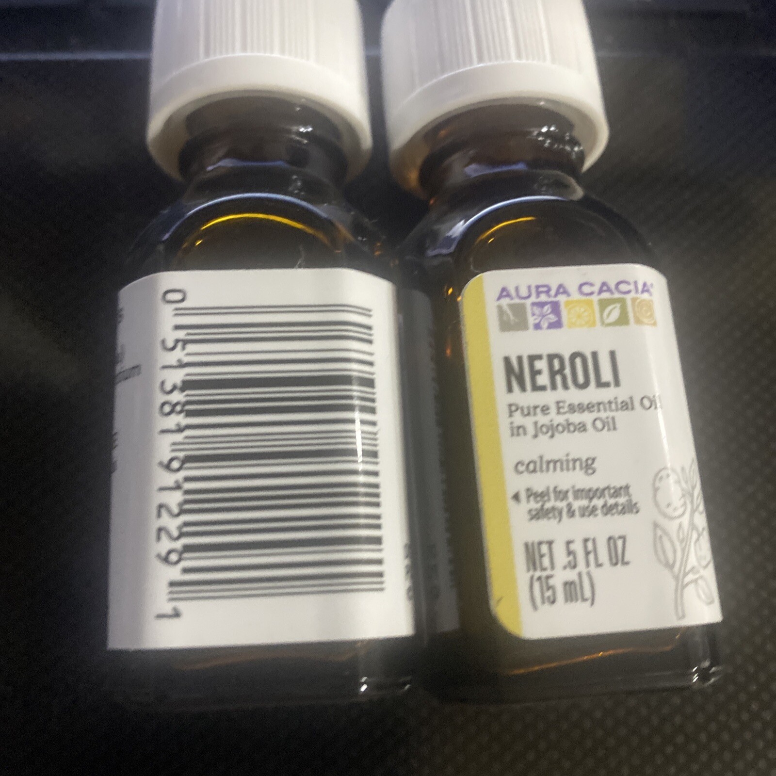Aura Cacia Neroli in Jojoba Oil NEW .5 Fl (15 ML) Pure Essential Oil - Calming