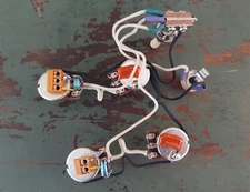 Epiphone Gibson Olympic Solderless Wiring Harness 2 Pickup Bourns Pots .022 Caps