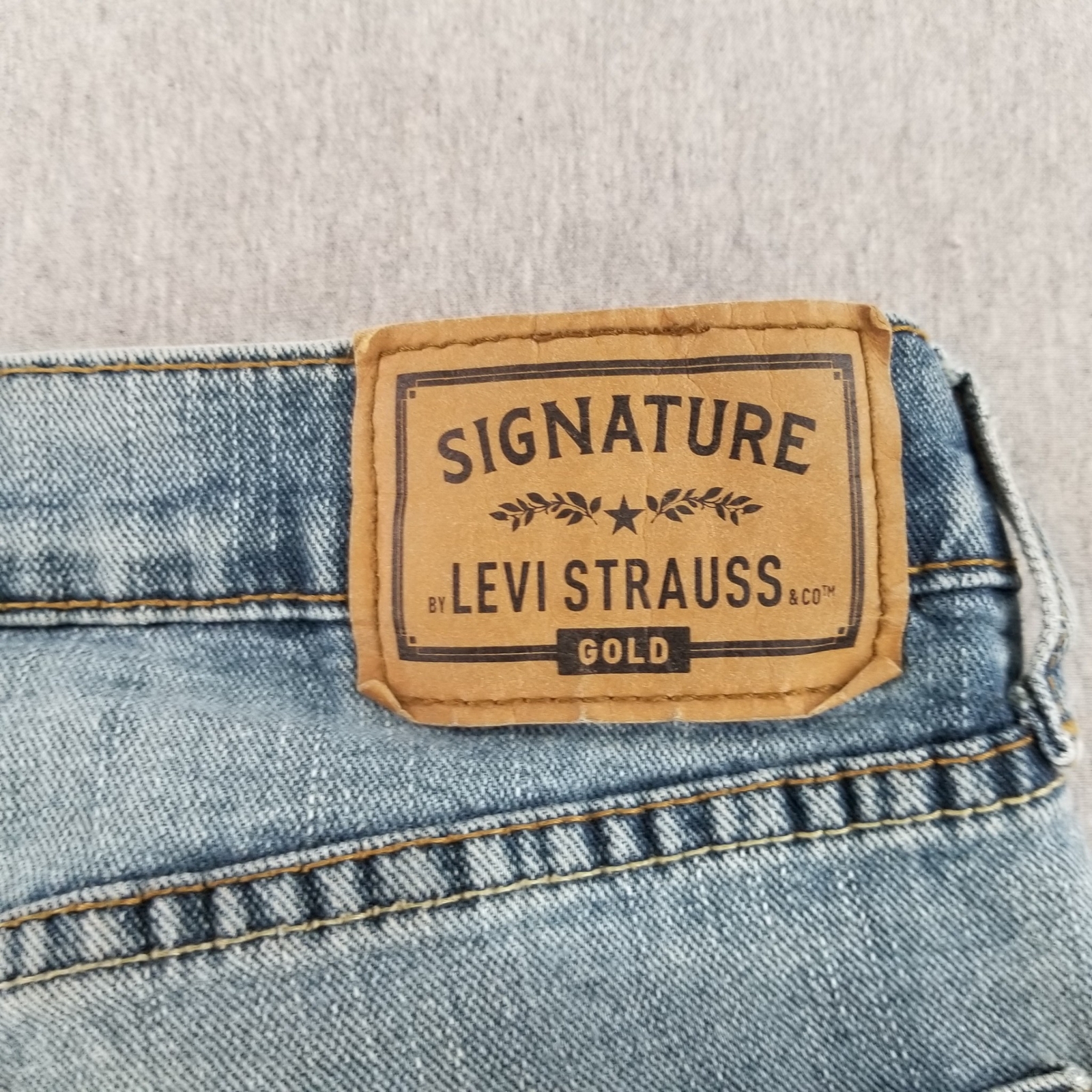Levi Signature Gold Jeans Men's Size 30x32 Relaxed Fit Durable Work Pants thumbnail 7