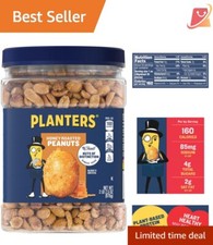 Honey Roasted Peanuts 2.16 lb Container 6PK Sweet Nutritious Snack for Sharing
