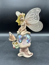 Vintage Aria w/Seashells & Butterfly Rawcliffe Bubble Fairy Jessica DeStefano