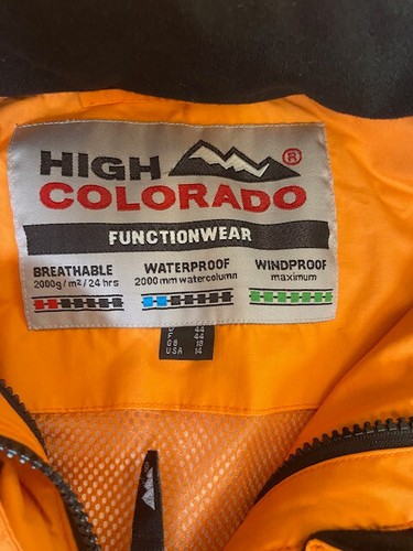 High Colorado Functionwear Da.-Wind- und Regenjacke orange Gr. 44 - Bild 5 von 9