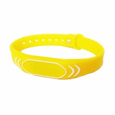 125KHz EM4100 ID Yellow wrist strap fitness card sauna wrist card access control