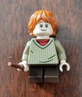 NEW LEGO Ron Weasley 2 face BONUS RAT MINIFIGURE Wand Harry Potter 75953 75968 — photo 3