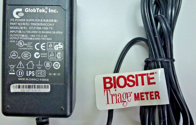 Glob Tek Inc. TR9CB2500CCN-Y GT-21089-1506-T3 Netzteil 6V= 2,5A  15W BIOSITE