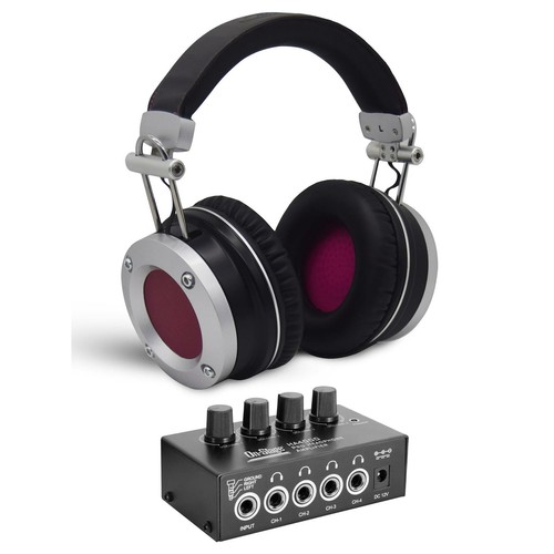 On-Stage HA4000 Headphone Amp Bundle 