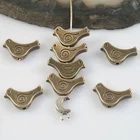 20pcs 14*6mm Antiqued Bronze  Charm Pendants beads G0490