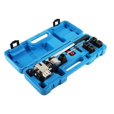Brake Pipe Flaring Tool Kit Tube Brake Line Flaring Tools Set for Steel
