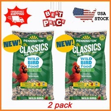 NEW 2 pack Pennington Classic Wild Bird Feed and Seed, 40 lb. Bag, Dry FREESHIPP