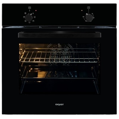 EXQUISIT Einbau-Backofen EBE 255-U-020 - schwarz - A