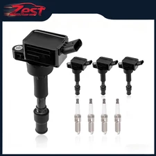 UF816 4X Ignition Coil Packs & Spark Plugs For 16-21 Hyundai Elantra Kia Forte