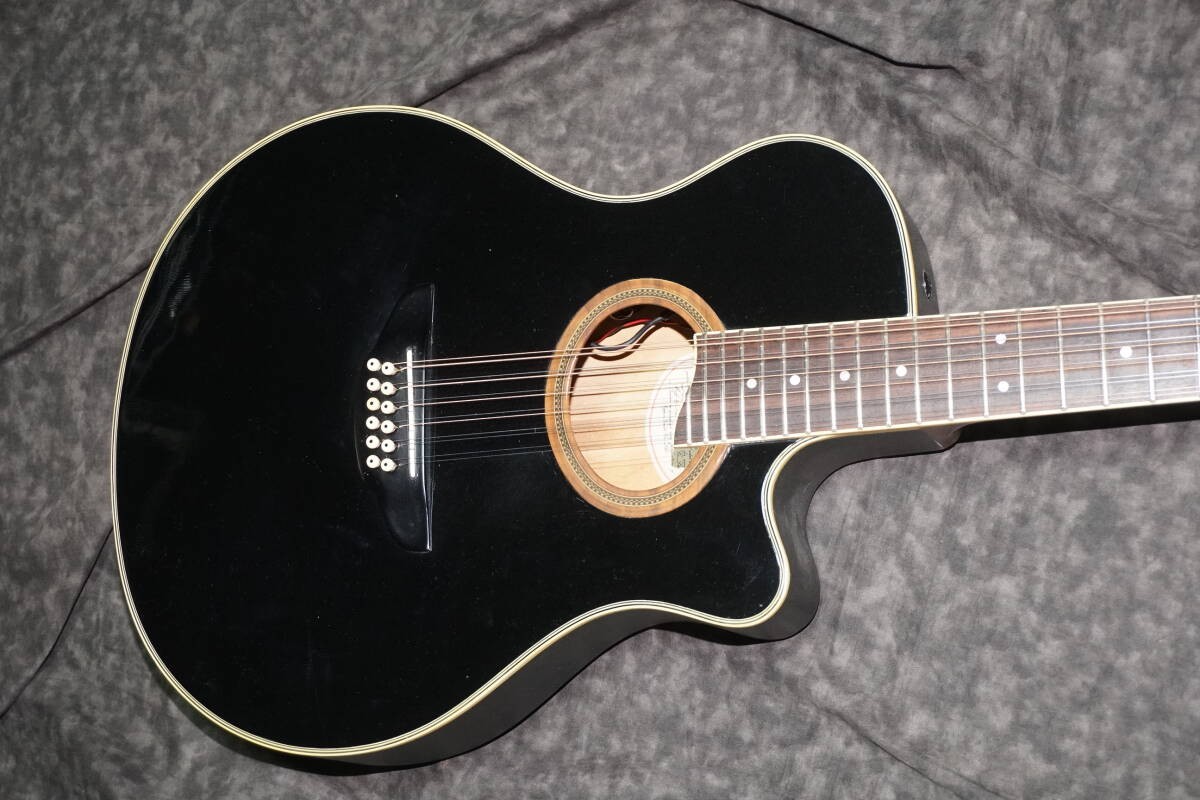 Electric Acoustic Guitar Yamaha APX-9-12 Black 12-String | eBay