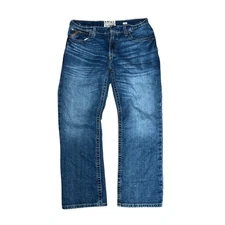 Ariat M4 Mens Relaxed Boot Cut Jeans Medium Wash Size 33x30 Denim Pants