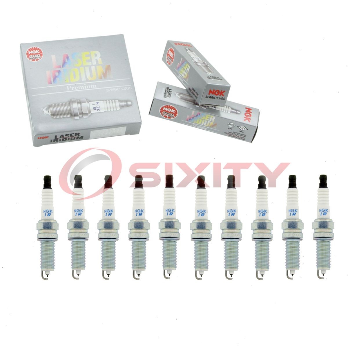 10 pc NGK 9723 SILZKR7B11 Laser Iridium Spark Plugs for REC8WYPB3 9752 9686 tu
