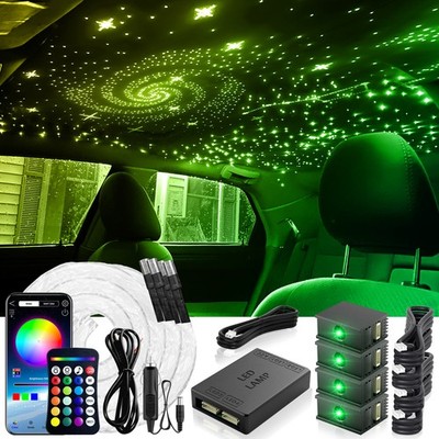1/2/4 Split Headliner Fiber Optic RGB Star Lights for Car Roof Ceiling Starlight