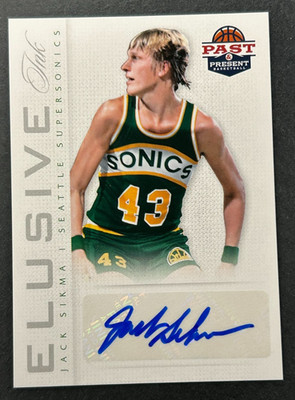 2012-13 Panini Past & Present - Jack Sikma #4 Seattle Supersonics - AUTO