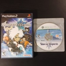 Tales of Legendia PS2 & Tales of Vesperia Xbox 360- Lot of Namco Tales RPG Games