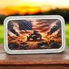 2025 Captain's Chest Bullion 'Humvee' US Army .999 Fine Silver Colorized Bar