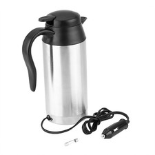 NEU 750 Ml 12-V-Auto-Edelstahl-Zigarettenanz&uuml;nder-Heizkessel Becher Elektrische