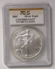 2005 1oz .999 Fine Silver American Silver Eagle PCGS Gem Brilliant Uncirculated