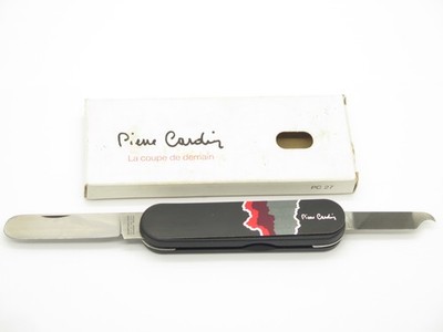 Vtg 1980s Pierre Cardin 27 Richartz Solingen Folding Red Gentleman Pocket Knife