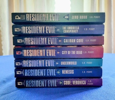 Resident Evil Complete Book Lot 0-6-7 Paperback Series S.D. Perry #RE