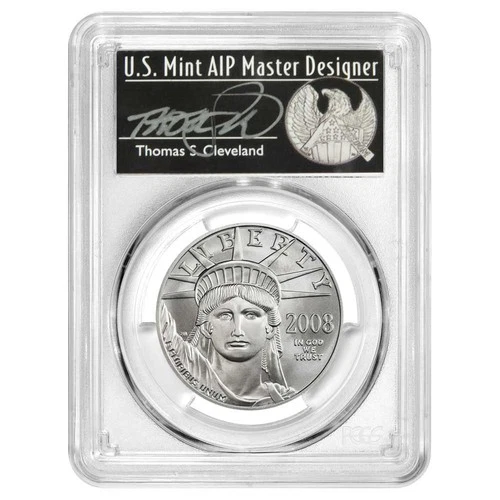 2008-W American Platinum Eagle — photo from the most recent tracked eBay sale