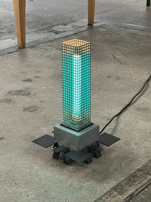 Postmodern Table Lamp 80s Design Hoffmann Thun Sottsass Memphis