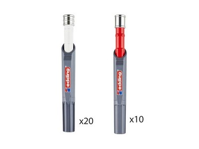 Edding Carpenters & Construction Pencil Set 20 x 8880 and 10 x 8890 EDD4CDUPENCL
