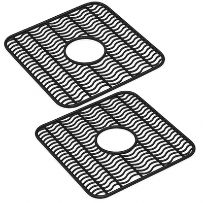 #ad #ad Sink Protector Mat 2 Pack Plastic with Center Drain Cutout Protect Sink 11 x 12quot; $14.99