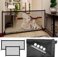 Large Removable Pet Dog Cat Door Gate Safety Guard Baby Stair Window Isolation