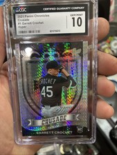 Garrett Crochet 2021 Panini Crusade Silver Hyper Prizm RC /299 Rookie CGC 10 GM