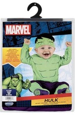 Marvel THE HULK Halloween Costume Infant 12-18 Months Avengers Jazwares NEW