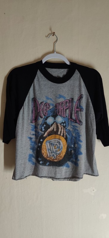 1985 DEEP PURPLE raglan sleeve tour T-shirt
