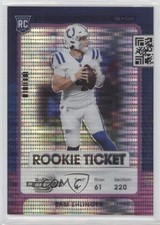 2021 Contenders Optic Rookie Ticket Purple Pulsar Prizm 21/26 Sam Ehlinger 10ow