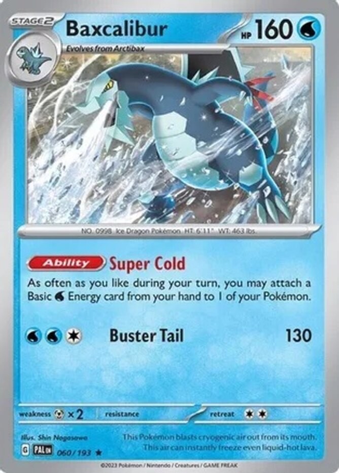 Baxcalibur - 060/193 - Non-Holo Theme Deck Exclusive (Lp) Theme Deck Exclusives