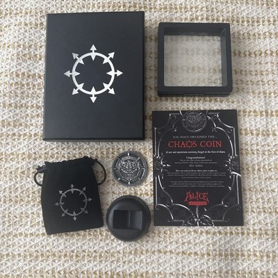 American McGee Alice Asylum Alice Madness Returns Chaos Coin Collectible 
