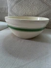 Vintage Hull Green Stripe Beehive Bowl