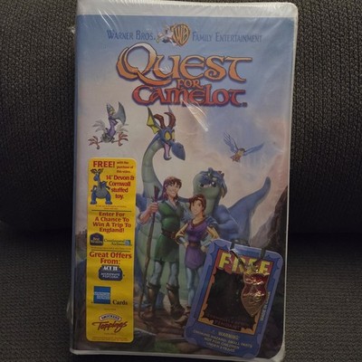 Quest for Camelot (VHS, 1998)w/ Necklace Pendant NEW SEALED