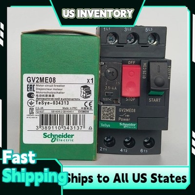1PC NEW Schneider GV2ME08: Manual Starter Protector US Inventory In Texas
